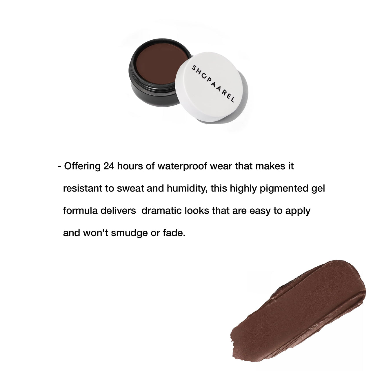 SHOPAAREL Gel Eyeliner (Brown)