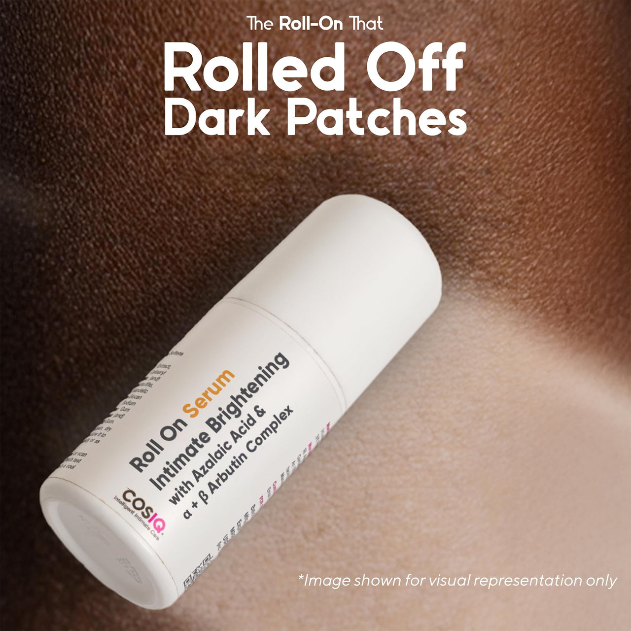 COS-IQ Roll-On Serum Set, Stretch Marks Removal, Underarm Care for Men, Intimate Brightening Serum (40ml Each, Pack of 3)