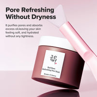 Beauty of Joseon Red Bean Pore Refreshing Mask Mud Cream Hydrating Wash Off Pack, Pore Cleansing Exfoliator, Korean Skin Care for Men and Women 140ml