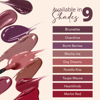 Carlton London Liquid Matte Chuffed Kiss Mocha Me Lipsticks |Enriched with Vitamin E, Avocado Oil | Matte Finish, Non-Sticky and Non-Drying | Upto 12 Hrs- 3ML (Nutella Kiss)