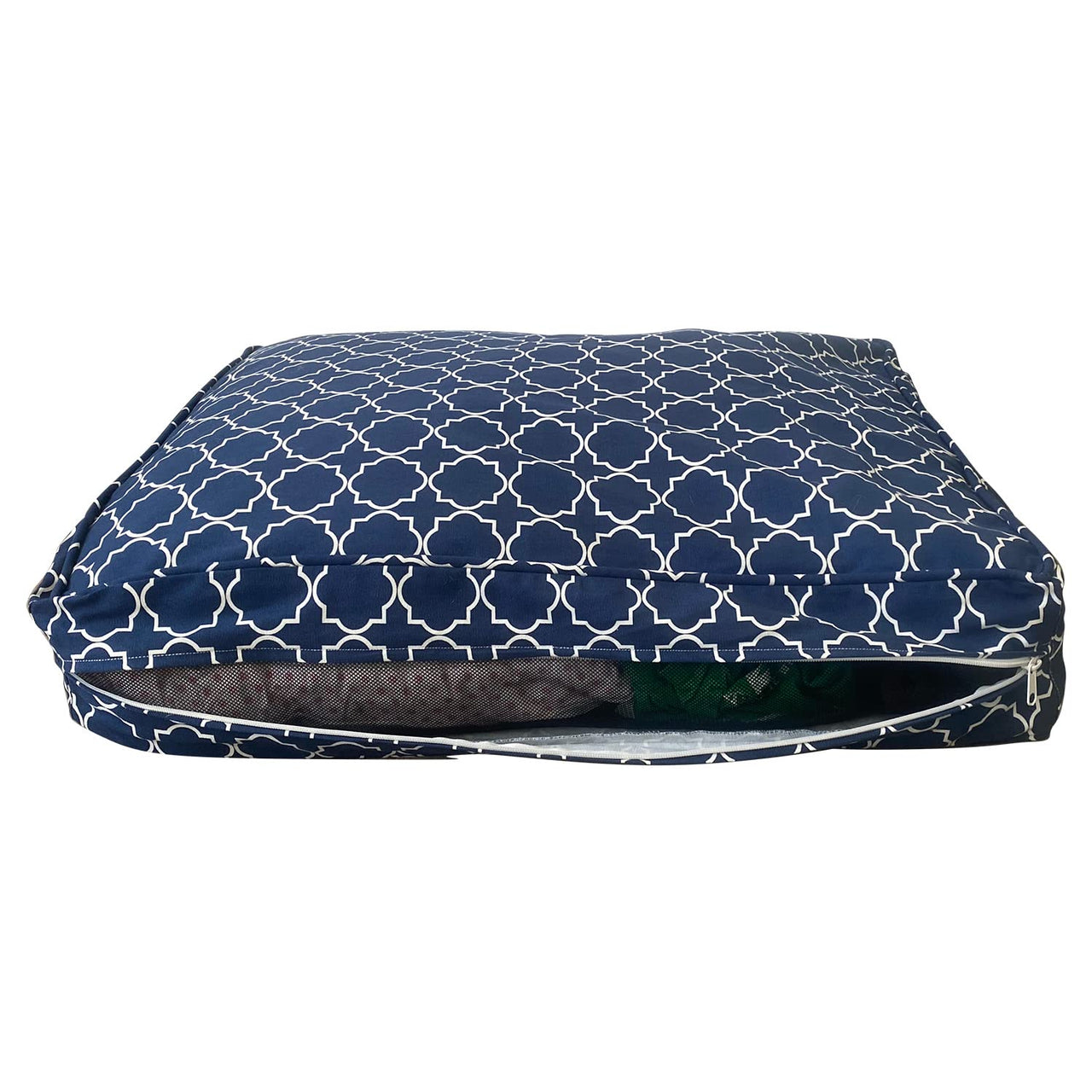 Molly Mutt Small Dog Bed Cover - Romeo & Juliet Print - Measures 22X27X5 - 100% Cotton - Durable - Breathable - Sustainable - Machine Washable Dog Bed Cover (Dd35Aa)