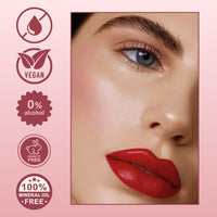 Lakyou Beauty Color Infusion Liquid Lipstick | Non-Transfer | Matte | Long Lasting Wear | 6ml | 11(Poppy)