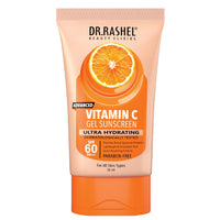 DR.RASHEL VITAMIN C GEL SUNSCREEN SPF 60 PA +++ ULTRA HYDRATING PROVIDE BROD SPECTRUM PROTECTION LIGHT WEIGHT THAT PROTECTS AGAINST UV RAYS (50 ML)