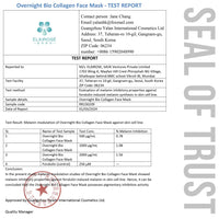 WILDGLOW Korean Glass Skin Bio-Collagen Overnight Face Mask for Deep Hydration, Pigmentation, Anti-Aging & Pore Minimizing | Hyaluronic Acid, Niacinamide, Vitamin E & Centella | Pack of 16