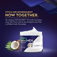 Parachute Advansed Men Hair Cream, Classic,Non- Sticky, With Goodness of Coconut,Pack of 3, Each 100 gm & Parachute Advansed Deep Nourish Body Lotion,With Pure Coconut Milk,400 ml