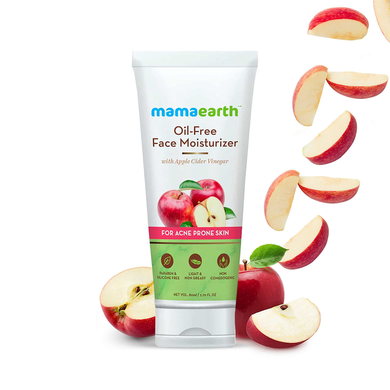Mamaearth Oil-Free Moisturizer For Face With Apple Cider Vinegar For Acne Prone Skin, 80 ml
