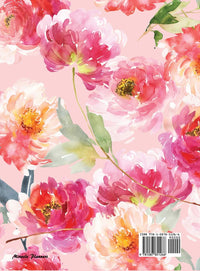 2020-2024 Five Year Planner: Five Year Monthly Planner 8.5 x 11 with Floral Cover (Hardcover)