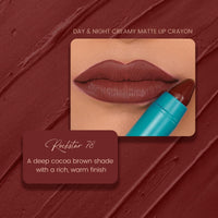 Parul Garg Beauty Creamy Matte Lip Crayon | Soft Matte & Hydrating Formula with Almond Oil & Vitamin E | Rich Pigment & Comfortable Wear | 100% Vegan (Rockstar 78)