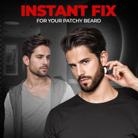 Beardo Blackout Hair Powder 4g - Black | Root Touch Up for Grey Hair | Instantly Covers Grey Roots, Beard Patches & Bald Spots | Thick Black Fiber Hairline Powder | Highly Pigmented, Long-Lasting & Matte Finish | Super-Fine Cover-up