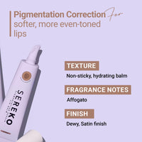 Sereko Pigmentation Repair Lip Balm for Dark Lips With Kojic Acid, Vitamin C & Mango Seed Butter | Brightens Dark & Discoloration Lips, 24H Hydration, Lock Moisture | For Women & Men | Affogato - 8gm