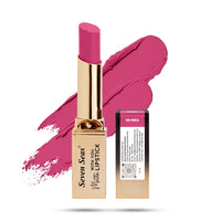Seven Seas Matte With You Long Lasting Lipstick | Smooth Application | Transferproof & Smudge Proof | Highly Pigmented Lipstick for Women (Monza)
