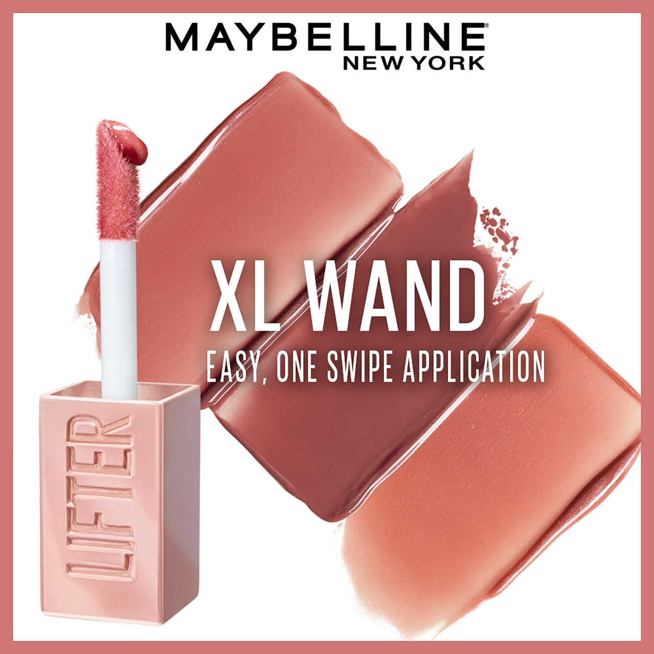 Maybelline New York Smooth And Non-sticky Lifter Gloss - Pearl | Tinted Lip Gloss With Hyaluronic Acid for Hydrated & Plump Lips | Non-Sticky application | Long-lasting Fuller & Lifted Look | 5.4ml