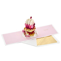Hallmark Signature Paper Wonder Pop Up Birthday Card (Cupcake, Sweet Day), Model Number: 1299RZH1142 Pop Up, Cupcake, Sweet Day