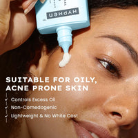 Hyphen Sun Milk 100% Mineral Sunscreen Spf 50 Pa++++ Uv+ Bluelight Protection, 25% Nano Zinc Oxide | Sensitive, Acne Prone & Oily Skin, Water Resistant Sun Protect | For Women And Men - 50 Ml