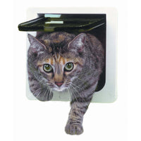 Ideal Pet Products Cat Flap Door with 4 Way Lock, 6.25