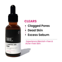 ThriveCo Clear Skin Trio |10% Niacinamide & 1% Zinc PCA Serum(30ml) + 10% Vitamin C & Hyaluronic Acid Serum(30ml) + 2% Salicylic Acid Serum(30ml) |Fades Acne, Dark Spots & Gives Bright Glow
