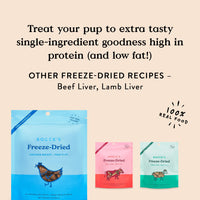 Bocce's  Bakery Freeze Dried Chicken Liver Treats for Dogs - All-Natural, Freeze-Dried Treats Made with One Ingredient, Made in The USA, 3 oz