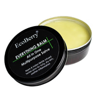 EcoBerry Everything Balm, All In One Multipurpose Balm, Moisturizing, Hair Conditioning, Anti-dandruff, Makeup Remover, Effective on Skin Rashes Insect Bites, Natural, Chemical Free, Paraben Free, Veg