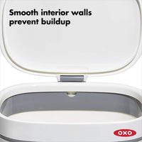OXO Good Grips EASY-CLEAN COMPOST BIN - WHITE - 1.75 GAL/6.62 L 1.75 Gallon