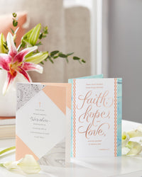 American Greetings Religious Sympathy Card (Faith, Hope, and Love) Faith, Hope, and Love