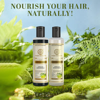 Khadi Natural Amla & Bhringraj Hair Cleanser & Conditioner Combo Pack| Control Dandruff & Hair fall | Reducing Scalp Irritation| 210ml each