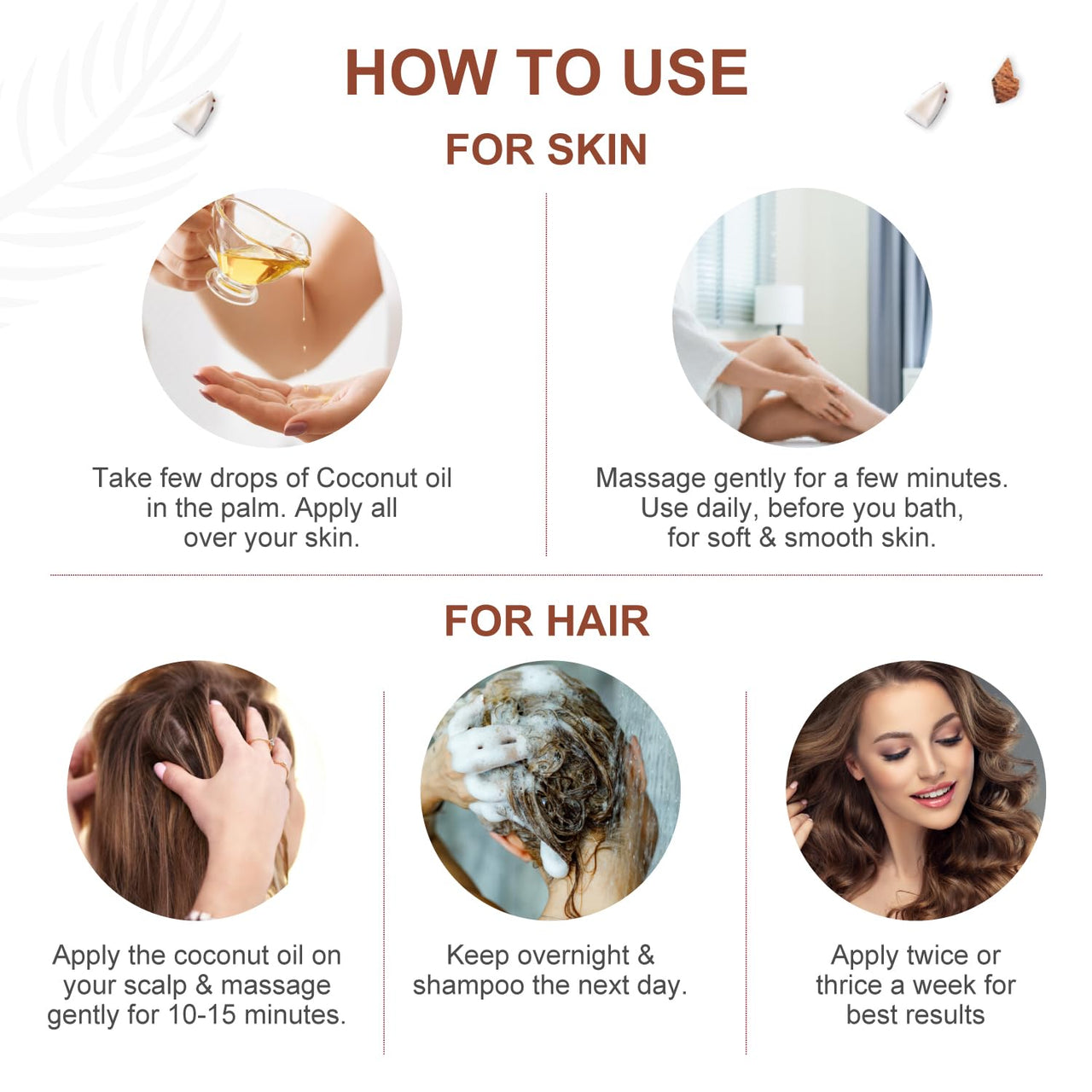 INDUS VALLEY Bio Organic Extra Virgin Organic Coconut Oil For Hair And Skin Care - (200ml)