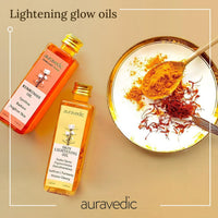 Auravedic Kumkumadi Oil For Face 100ml & Ashwagandha Saffron Turmeric Pigmentation Serum100ml Kumkumadi Tailam Face Oil Body Oil After Bath For Daily Use