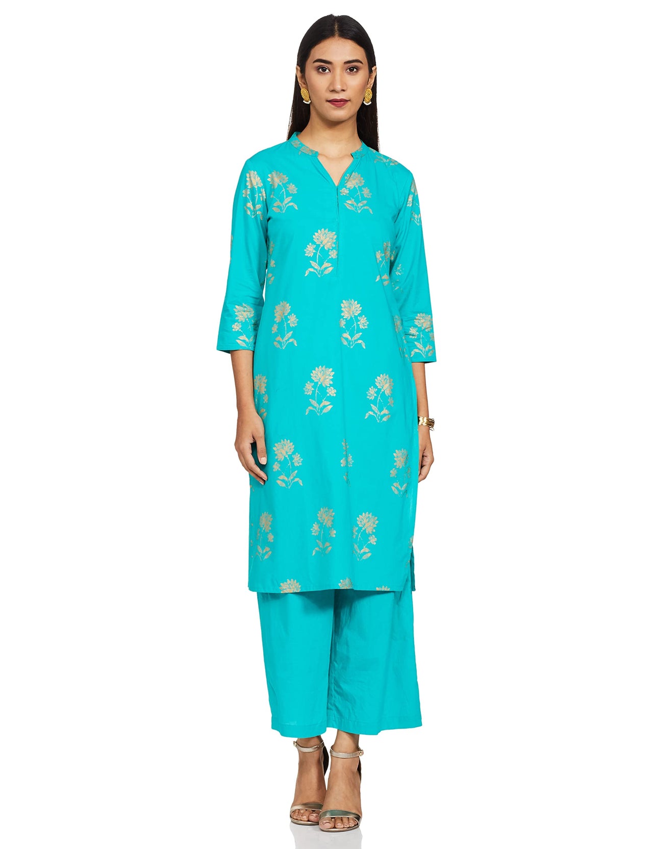 Amazon Brand - Tavasya Women's  Cotton Salwar Suit