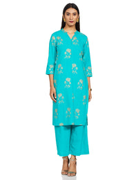 Amazon Brand - Tavasya Women's  Cotton Salwar Suit