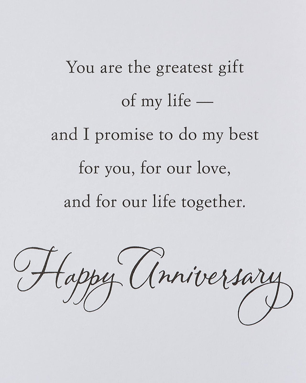 American Greetings Romantic Anniversary Card (Greatest Gift) Greatest Gift
