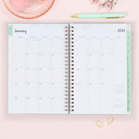 Blue Sky 2024 Weekly and Monthly Planner, January - December, 5