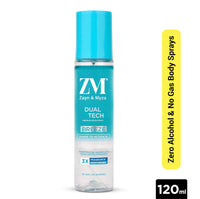 ZM Zayn & Myza Dual Tech Breeze | No Alcohol Premium Deodorant for Men & Women | Long Lasting Premium Fragrance, 120 ml
