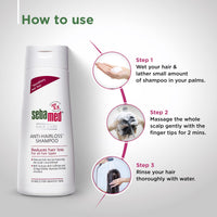 Sebamed Anti Hairloss Shampoo 200Ml | Ph 5.5 | Reduces Hairloss | Caffeine & Gingko Biloba | All Hair Types | Pack of 4