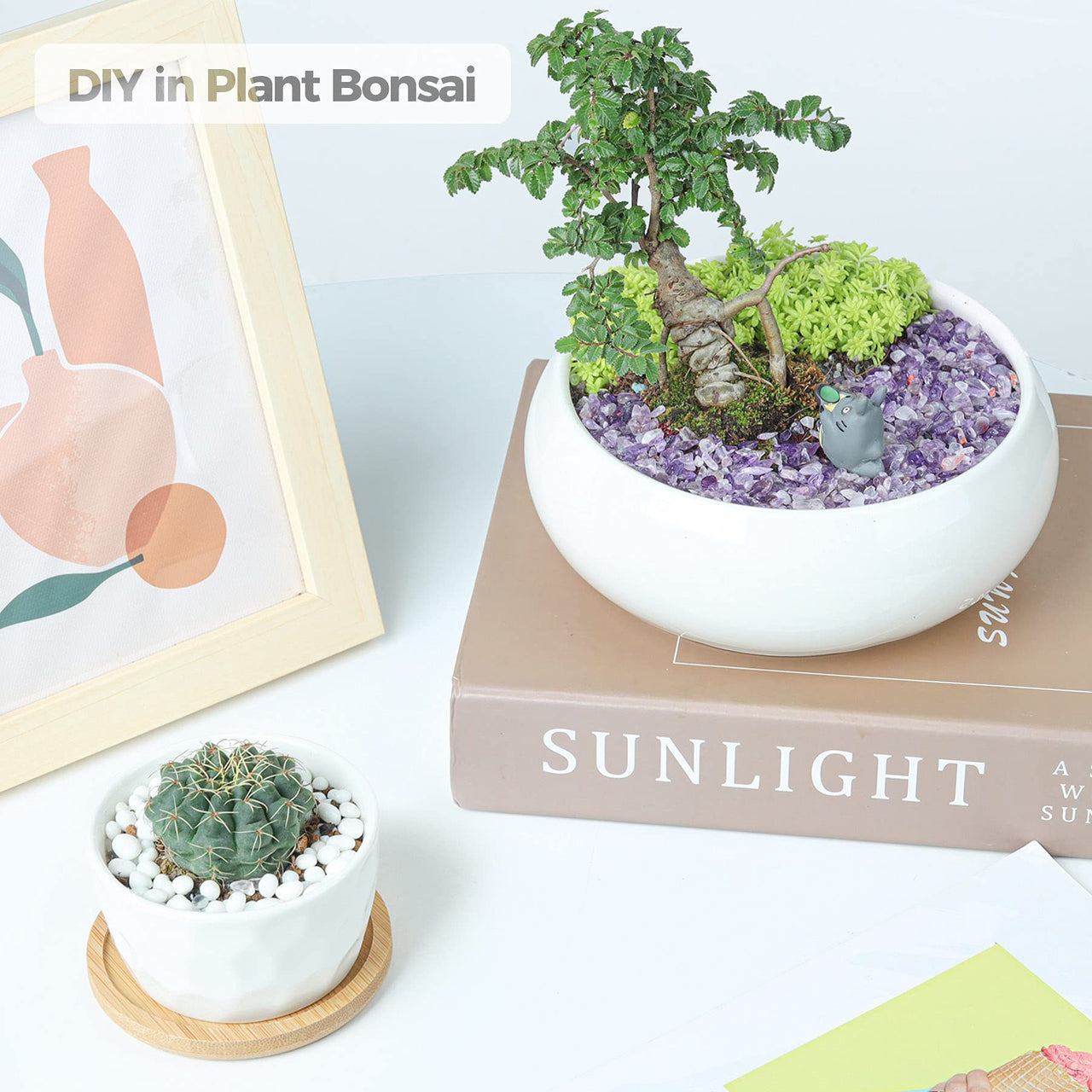 T4U Tumbled Chips Stones Crushed Crystal Quartz 1 LB, Irregular Shaped Gravels Pebbles Healing Stones, DIY Smoothed Rock for Potted Plant,Resin Art,Vase Fillers Aquarium Gravel Rocks (Amethyst) #1 - Amethyst