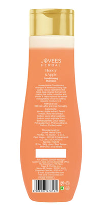 Jovees Herbal Honey & Apple Conditioning Shampoo | With Peach And Aloe Vera Extracts | For Dry And Rough Hair | 150 ml