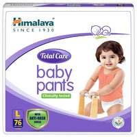 Himalaya Total Care Baby Pants Diapers, Large (9 - 14 kg), 76 Count