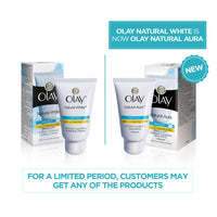 Olay Natural Aura| Vitamin B3, Pro B5, E with UV Protection| 40 gm
