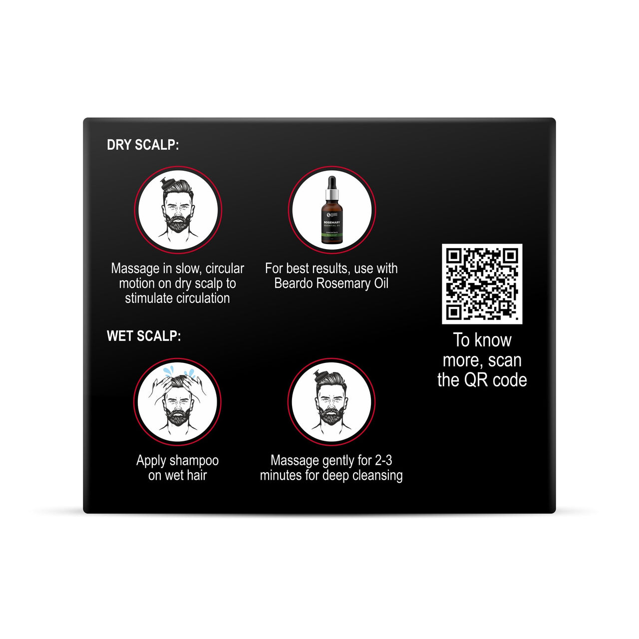 Beardo Scalp Massager for Hair with Removable Handle | Soft Silicone Bristles for Dry Massage, Oil & Shampoo | Massager Shampoo Hair Brush, Super Soft Bristles, Exfoliating | Scalp massager for Men & Women