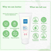 Mee Mee Baby Nappy Cream Duo: Natural Diaper Rash Relief with Aloe Vera | 100g x 2 Pack