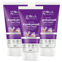 Globus Naturals Ayurvedic Kumkumadi Skin Lightening Face Cream, Chemical Free, Paraben Free, Suitable For All Skin Types, 50gm (Pack of 3