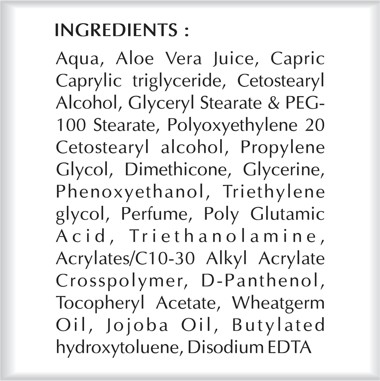 Aloederm Skin Cream For Treating Dry Skin, Cold Processed Aloevera, Delays Ageing, 50g