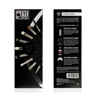 PAC Eye Series Synthetic Bristle Makeup Brush Set | Foundation, Blush, Eyeliner, Concealer, Eyeshadow Brushes with Makeup Brush Pouch | For Cream, Liquid And Powder Formulation - 8 Brushes