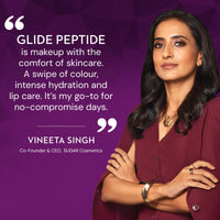 SUGAR Cosmetics Glide Peptide SPF50 PA+++ Lip Treatment | Infused Hyaluronic Acid, Ceramides & Vitamin E | Tinted Lip Balm | 10ml - 03 Berry Blast
