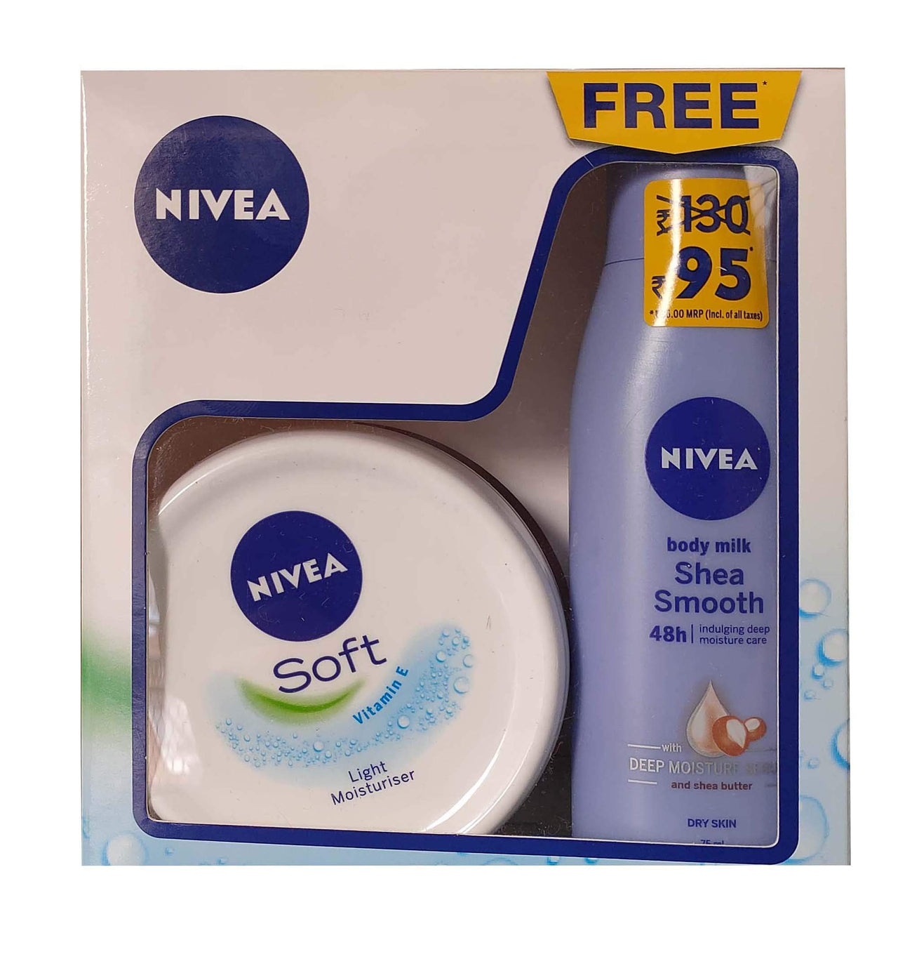 Nivea Soft Cream 200ml with Shea Smooth 75ml