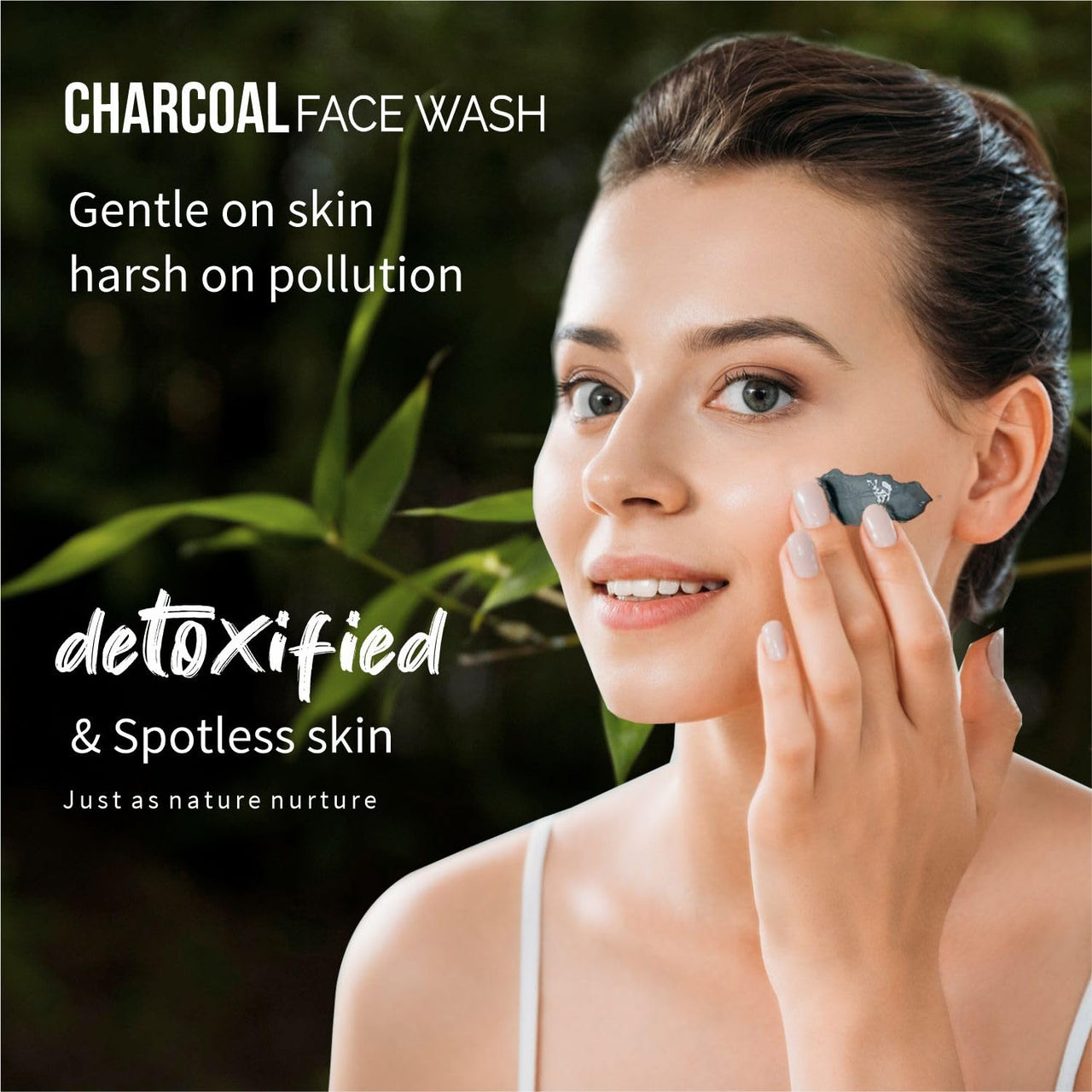 Ayouthveda Activated Charcoal Face Wash for Women and Men | Deep Cleansing Anti Pollution Face Wash | Natural Anti-Pollution & Oil Control Cleanser | Deep Cleansing, Detoxifying & Refreshing | Ayurvedic Cleanser for Men & Women | Paraben-Free | Suitable f