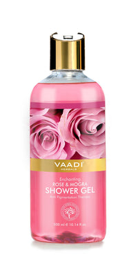 Vaadi Herbals Shower Gel, Enchanting Rose and Mogra, 300ml