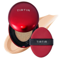 TIRTIR Mask Fit Red Cushion Foundation, Full coverage, Skin fit, Satin Glow Finish, Korean Cushion Foundation #23N SAND, 18g