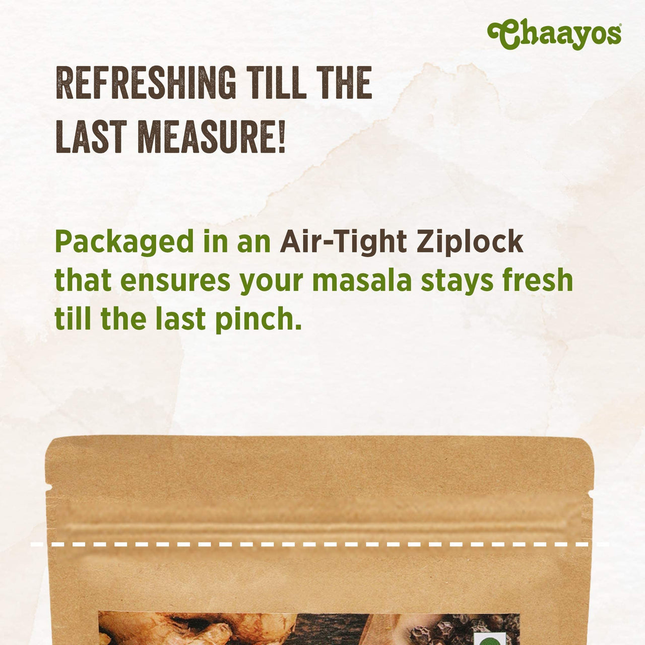 Chaayos Chai Masala - Aromatic Tea Masala Powder with 100% Natural Ingredients - 200g [500 Cups]
