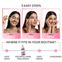 Streax Youthful Shine Face Serum, 30ml | 11% Retinol| Anti- Ageing|Serum for Pigmentation and Dark Spot|Niacinamide serum,Reduces Dark Spots, Blemishes, Patchy Skin & Wrinkles for a Youthful Glow