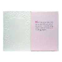 Blue Mountain Arts Daughter Card—Birthday, Just Because, Graduation, Holiday, or Any Occasion Card for Her (Daughter, I Am So Proud of Who You’ve Become) pastels